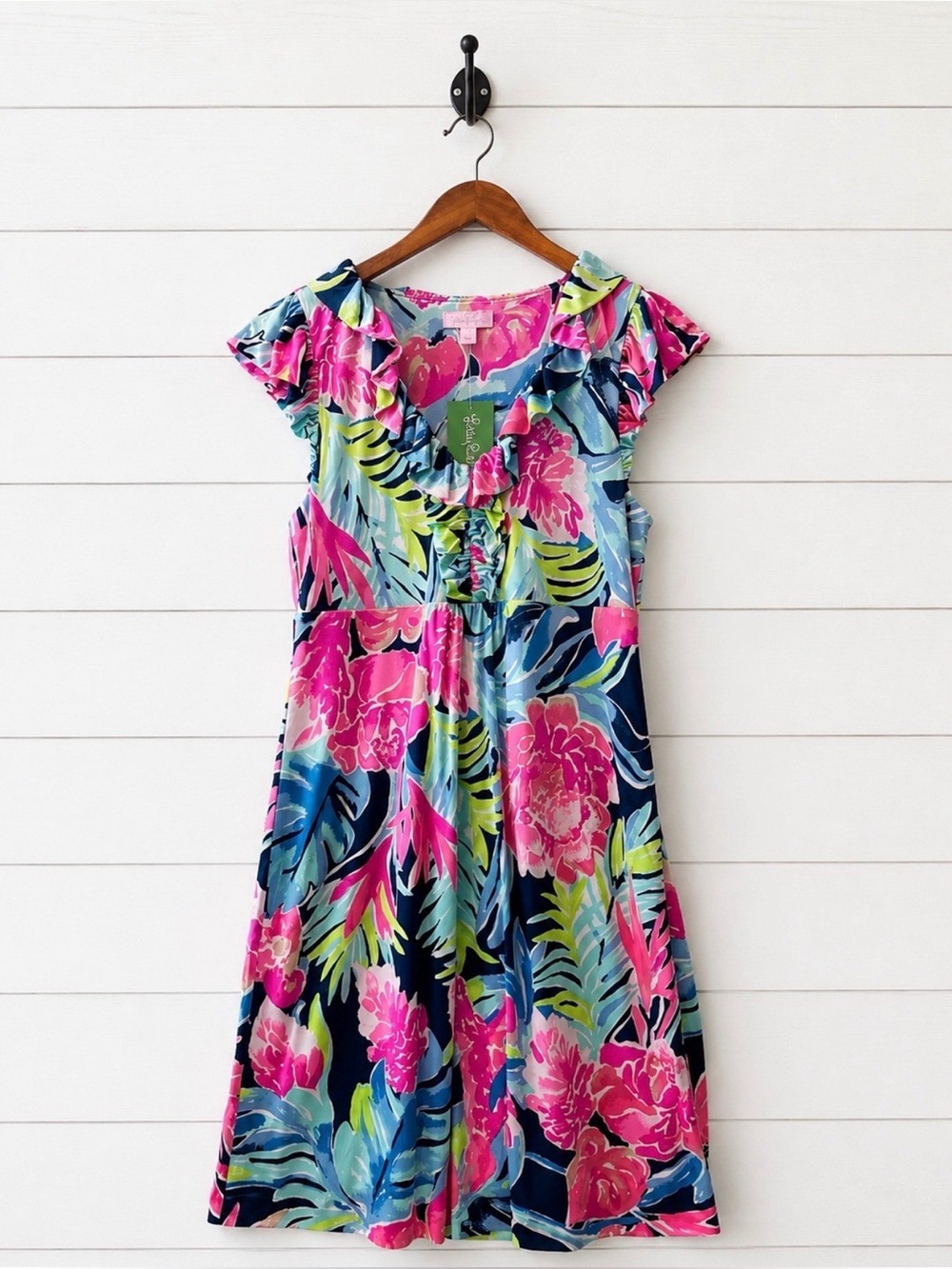 Lilly Pulitzer Clare Jersey Dress Tropicolada High Tide